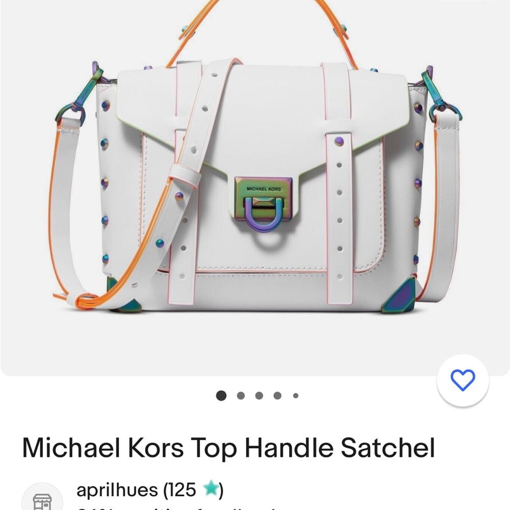 MICHAEL Michael Kors Top Handle Leather School Satchel